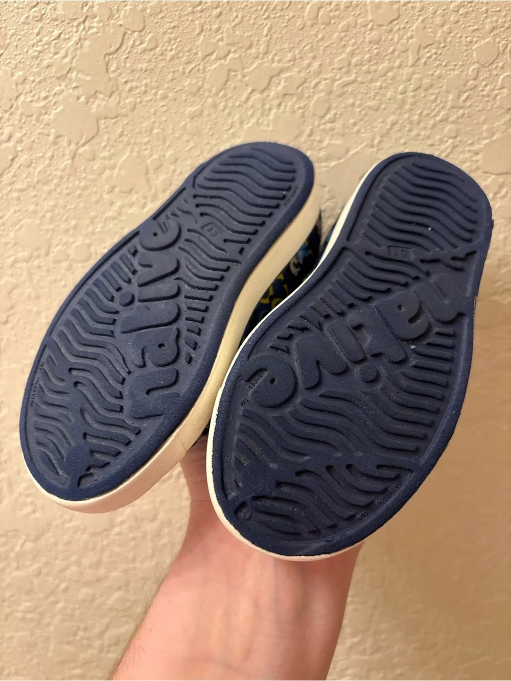 Native Shoes x Disney World EXCLUSIVE 50th Mickey Mouse Blue Slip On Shoes C8